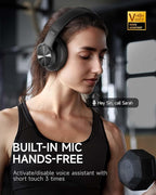 Picun B8 Bluetooth Headphones, 120H Playtime Headphone Wireless Bluetooth - Image 4