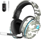 2.4GHz Wireless Gaming Headset for PS5, PS4 Fortnite & Call of Duty/FPS Gamers by Gtheos