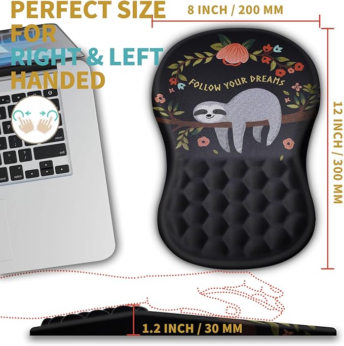 Hokafenle Ergonomic Mouse Pad Wrist Support - Image 4