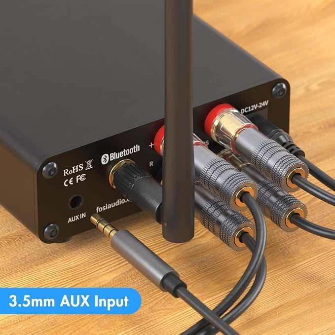 Fosi Audio BT10A Bluetooth 5.0 Stereo Audio Amplifier Receiver 2 Channel Class - Image 5