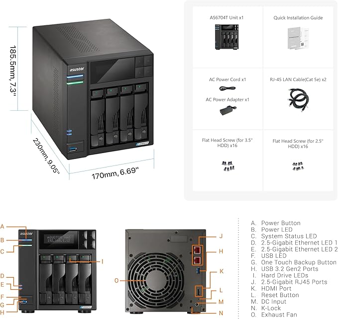 Asustor Lockerstor 4 Gen2 - Image 3