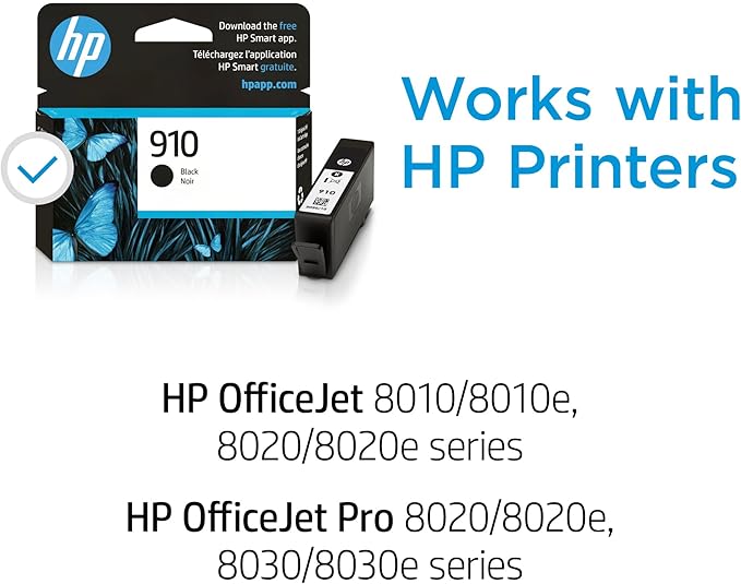 HP 910 Black Ink Cartridge | Works - Image 2