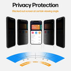 Power Theory Designed for iPhone X, iPhone Xs Privacy Screen Protector Tempered - Image 3