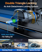 YRU Cell Phone Holder for Car Dashboard Windshield Phone Stand for iPhone16 15 - Image 9