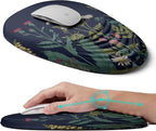 Ergonomic Mouse Pad with Wrist Rest Support, Memory Foam & Polyurethane by LSLXDCLJ
