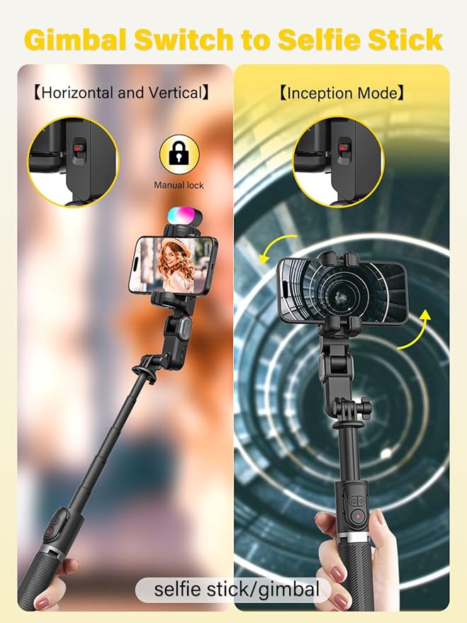 Gimbal Stabilizer for Smartphone, 2-axis stabilizer Without APP face Tracking - Image 4