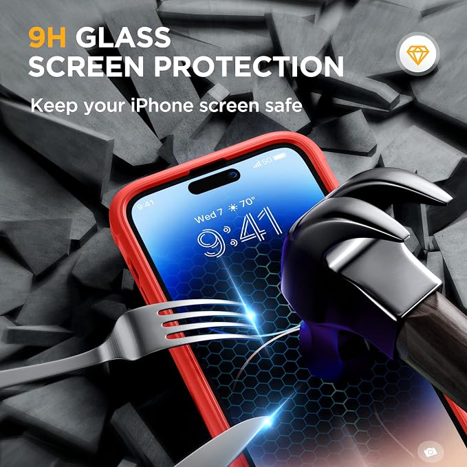 Miracase Glass Series Designed for iPhone 14 Pro Max Case 6.7 Inch, Upgrade - Image 5