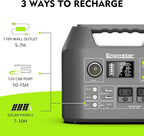 EnginStar Solar Generator, 300W Portable Power Station, 296Wh Lithium Battery - Image 6