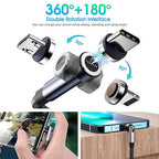 Ankndo 5-in-1 Magnetic Charging Cable, 540° Rotation Magnetic Phone Charger USB - Image 4