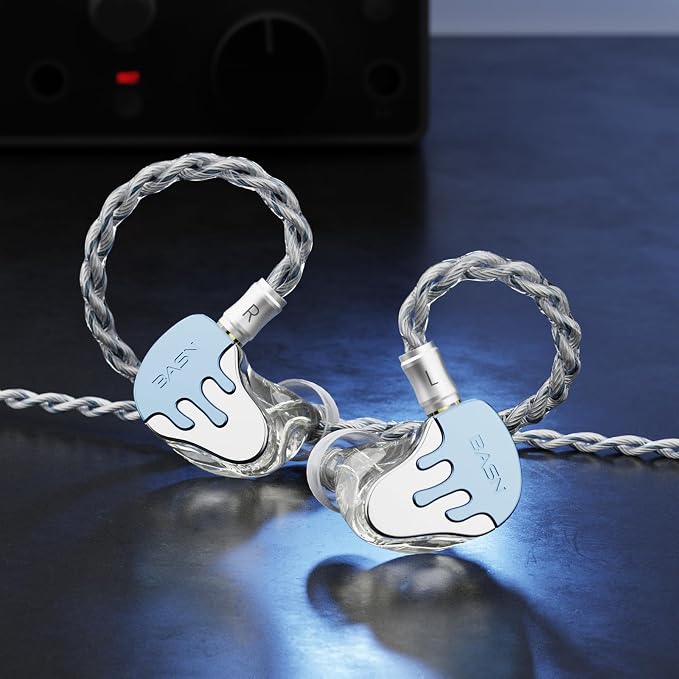 BASN BmasterX in Ear Audio Monitor, Hybrid 6 Drivers IEM Earphones - Image 8