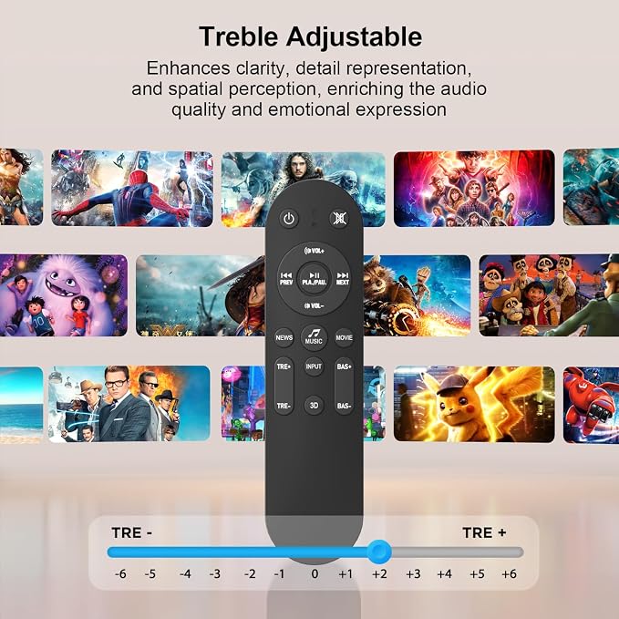 Hiwill 2.1CH Dolby Atmos Soundbar - Image 7