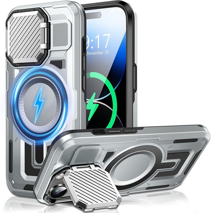 Camera Stand Case for iPhone 14 Pro Max, 2024 Version Military Grade Protective by Unknown