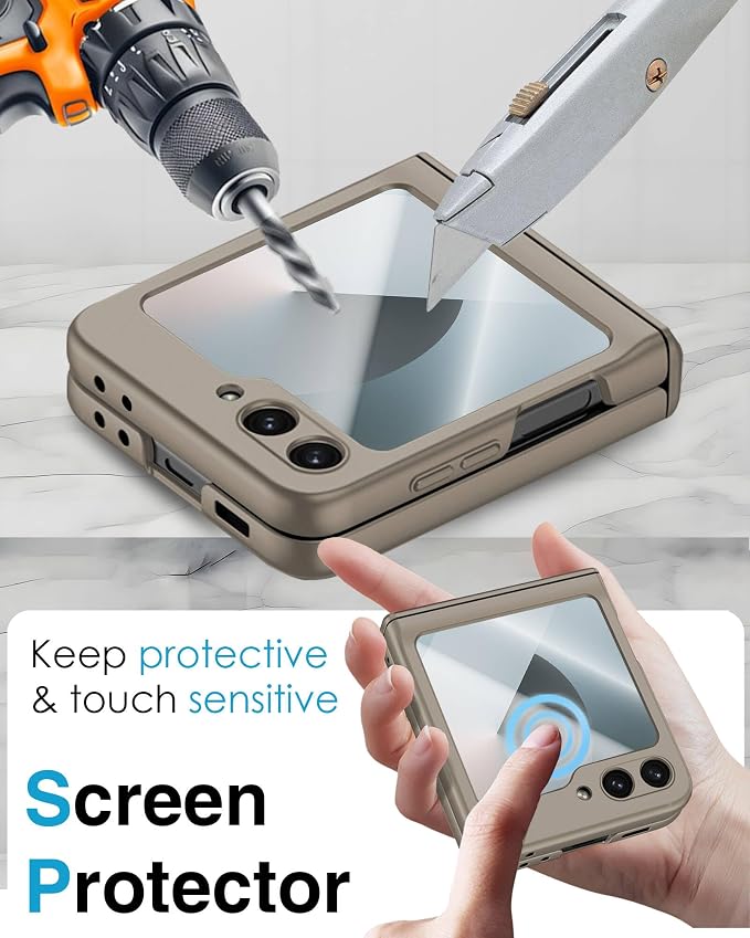 STORMTAL for Samsung Galaxy Z Flip 6 Case/Z Flip 7 FE Case, Hinge Protection - Image 5
