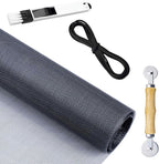 Screen Repair Kit for Windows or Doors Adjustable Fiberglass Screens by Pazaka