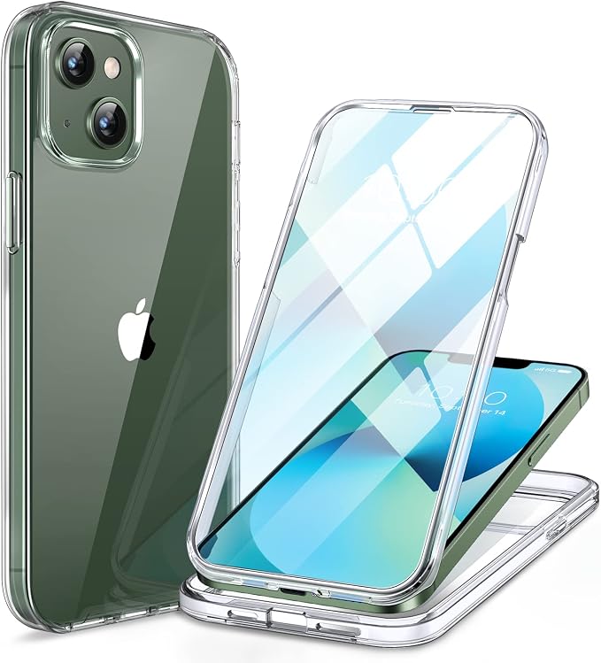 Miracase Compatible with iPhone 13 case 6.1 inch, 2023 Upgrade Full-Body Glass by Miracase