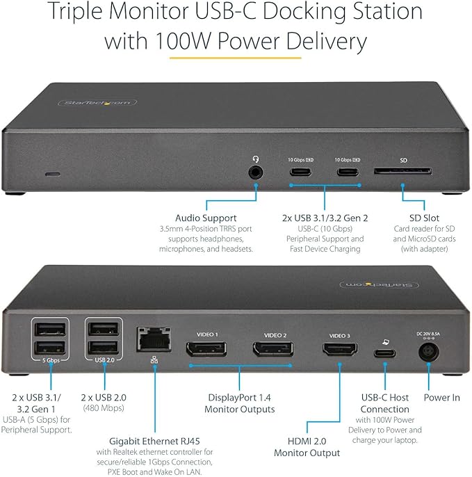 StarTech.com USB C Dock - Image 2