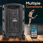 Pyle Portable Bluetooth PA Speaker System - 600W Bluetooth Speaker Portable PA - Image 5