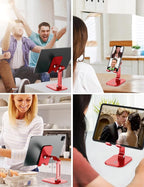 OCYCLONE Phone Stand, Adjustable Height and Angle Foldable Cell Phone Stand - Image 6