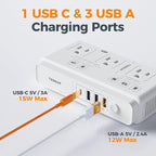 TESSAN Voltage Converter US to Europe, 220 to 110 Voltage Converter, Universal - Image 6