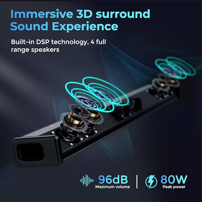OXS S3 Sound Bars for TV, Home Theater Audio - Image 2