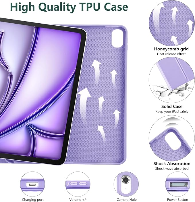TaIYanG Compatible for iPad Air 11 inch Case - Image 3