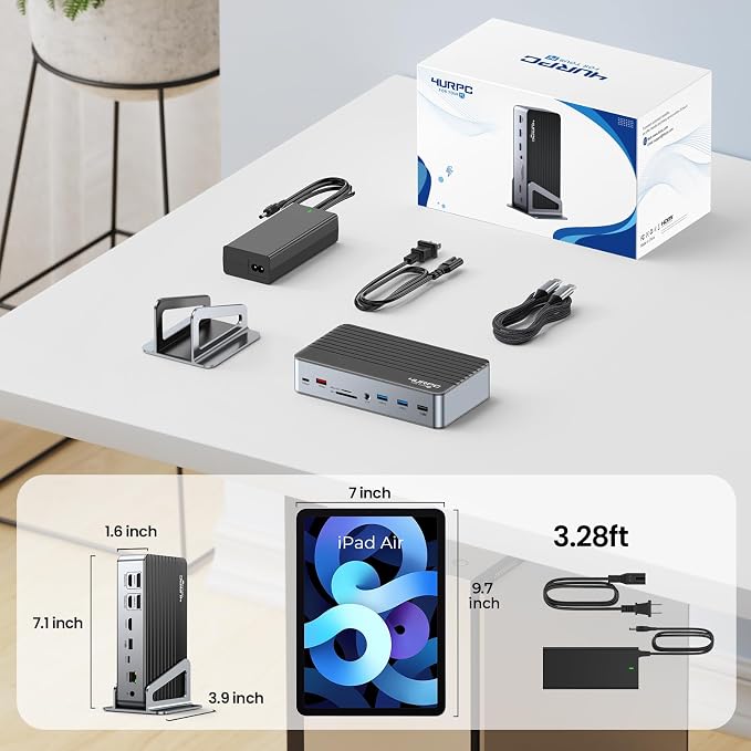 DisplayLink Docking Station Triple 4K@60Hz Monitor - Image 8