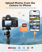 SD Card Reader for iPhone iPad Camera - Image 7