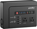 Powkey Portable Power Station 200W, 146Wh Portable Solar Generator Battery Pack - Image 8