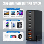 USB C Charger Block Charging Station 440W GAN3, 100W Laptop Charger Multi Port - Image 4