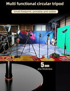 IFOOTAGE Cobra RB-A400, Aluminum Photography Light Stand Flat Base - Image 2