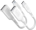 BLACK+DECKER USB C to USB A Adapter, USB C Male to USB Female Adapter Nylon by BLACKDECKER