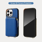 ZVE for iPhone 15 Pro Crossbody Wallet Case for Women, Card Holder Phone Purse - Image 7
