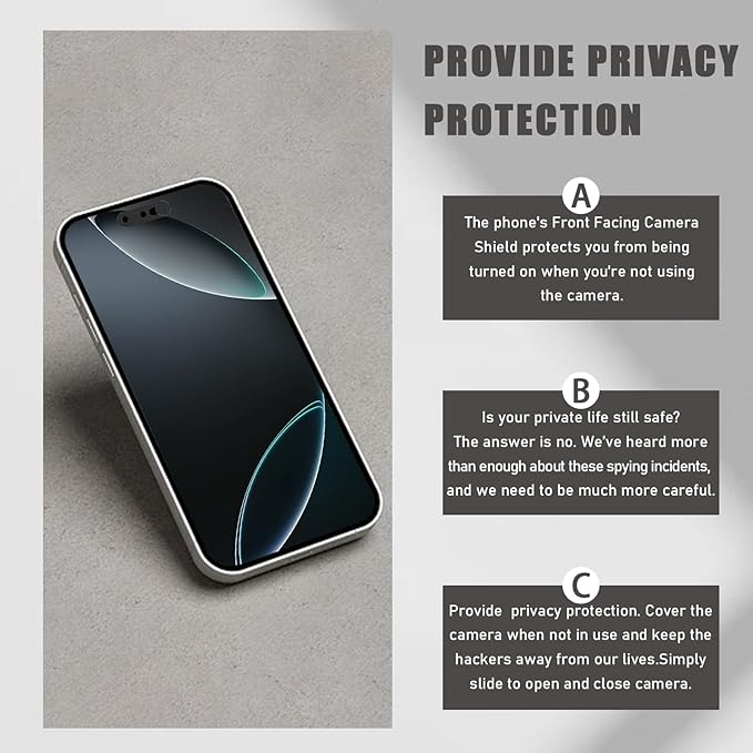 Front Camera Cover Compatible for iPhone 16/16Plus/16Pro/16Pro Max/15/15 - Image 7