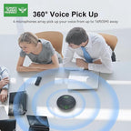 Tenveo Conference Speaker Microphone, 360° Sound Pickup and AI Noise Reduction - Image 2