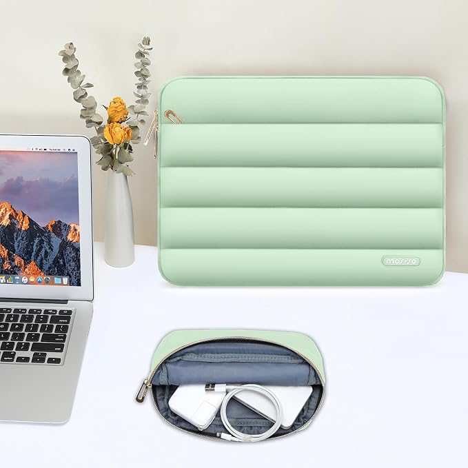 MOSISO 13.3 inch Laptop Case, 13-13.3 inch Puffy Laptop Sleeve Compatible - Image 5