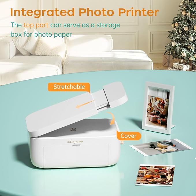 4x6 Photo Printer with 108 Sheets & 2 Color Ribbons - Image 4