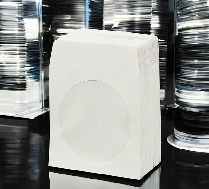 BestDuplicator White CD/DVD Paper Sleeves - Image 7