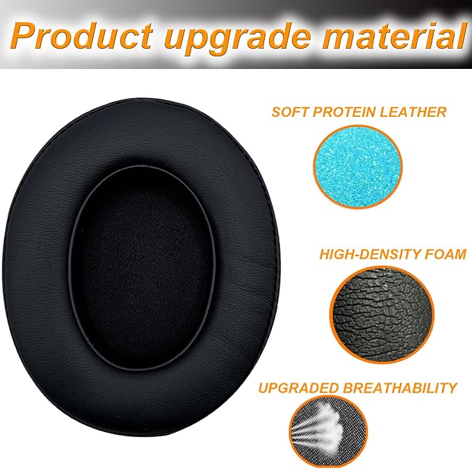 Replacement Ear Pads Cushions for Beats Studio（B0501、B0500），Beats Studio 2 & - Image 5