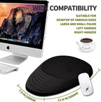 Hokafenle Ergonomic Mouse Pad Wrist Support, Terraced Slope Carpal Tunnel Wrist - Image 4