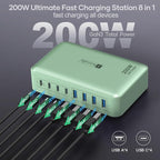 8-Port Multiple Charger Station 200W - Image 2