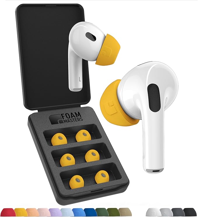 Foam Masters Ultra-Premium Memory Foam Ear Tips by AutoLinePro