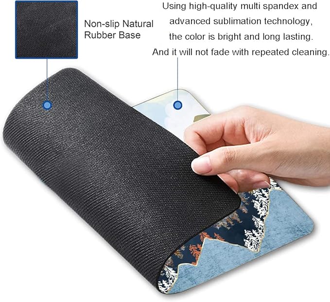 Mouse Pad, Premium-Textured Mouse Mat, Non-Slip Rubber Base Mousepad - Image 2