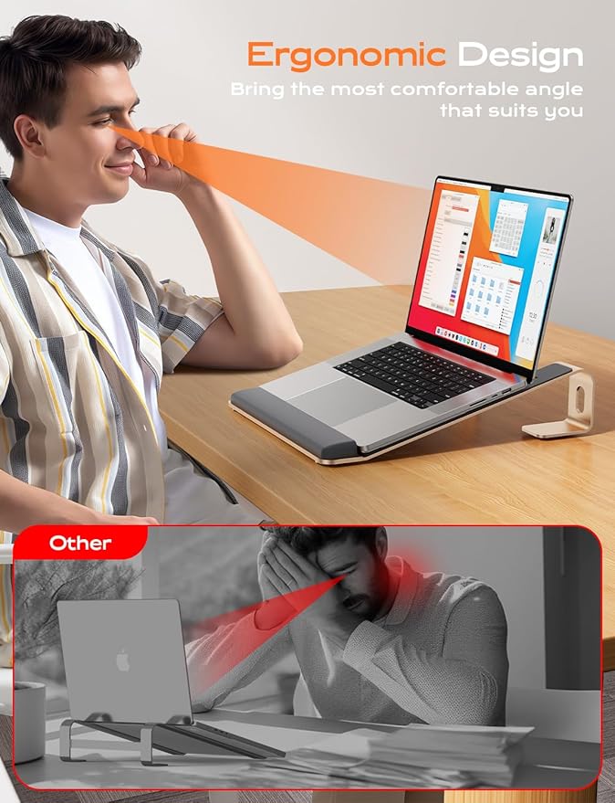 LOXP Laptop Stand for Desk, Laptop Stand - Image 4
