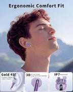 Wireless Earbuds, 2026 Bluetooth 5.4 Headphones Bass Stereo Ear Buds - Image 7