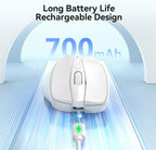 TECKNET Rechargeable Jiggler Wireless Mouse 4800 DPI Silent USB A & Bluetooth - Image 5