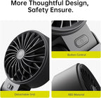 JISULIFE Handheld Fan Life7 – Ultimate Flexibility: High-Power Motor, LED - Image 9