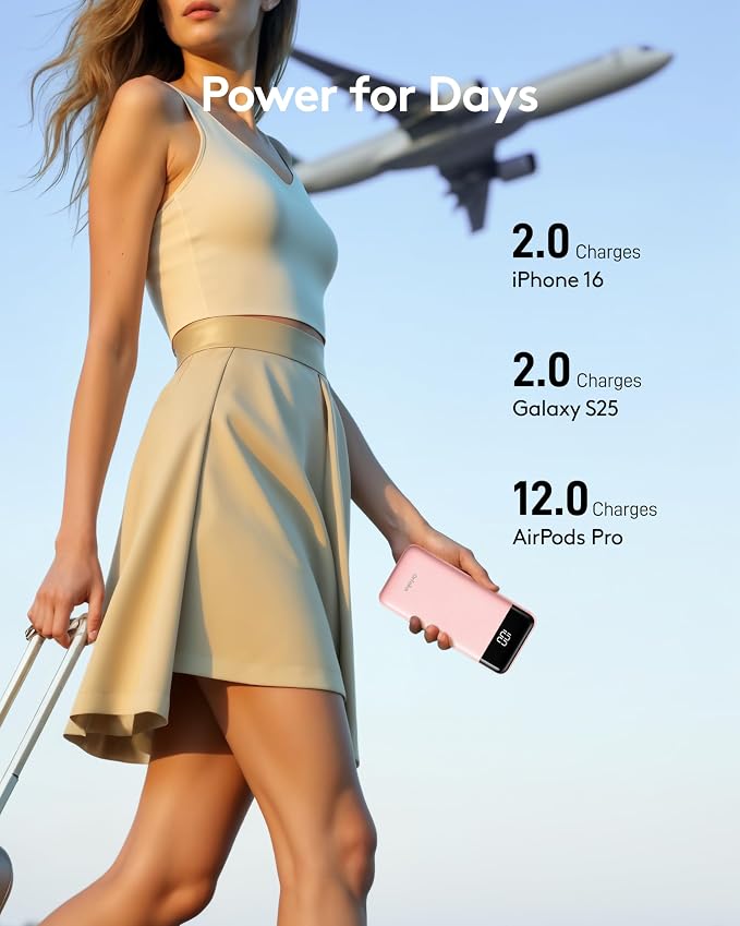 Portable Phone Charger, 10000mAh Portable Charger Power Bank - Image 6