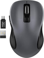 WisFox 2.4G Wireless Mouse for Laptop, Ergonomic Computer Mouse by Bringyouqualityproducts