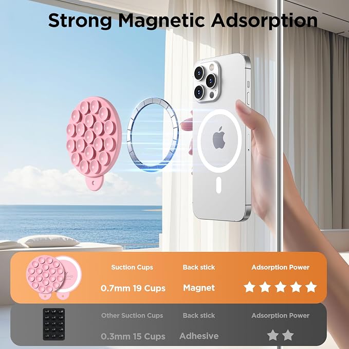 Magnetic Suction Cup Phone Mount - Image 4