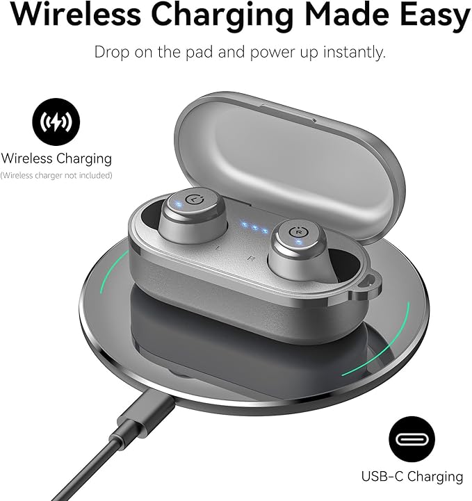 TOZO T10 Wireless Earbuds Bluetooth 5.3 Headphones, App Customize EQ, Ergonomic - Image 7